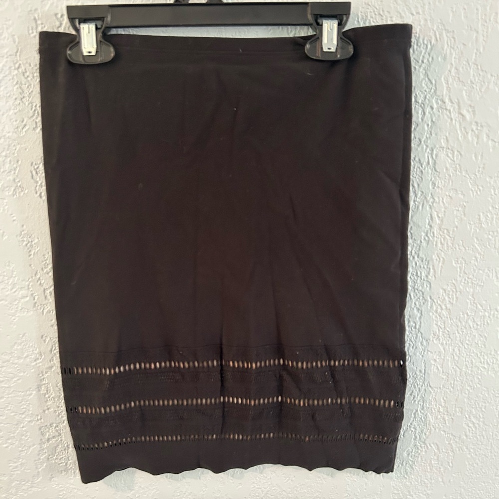 Moda International Black Pencil Skirt mid thigh length